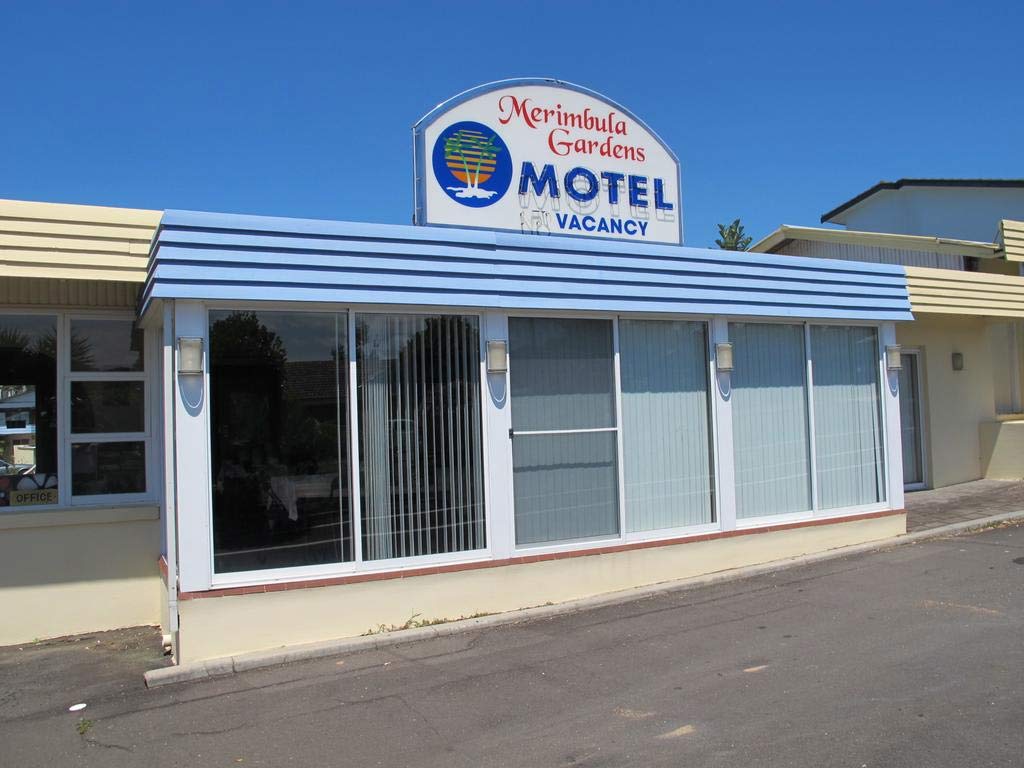 The motel exterior
